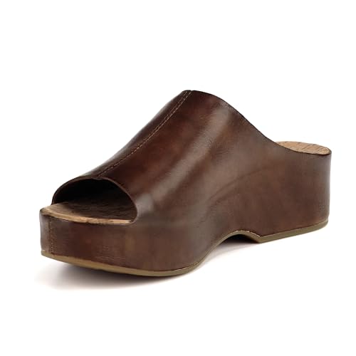 KORK-EASE Yazmin Women's Leather Slide Sandals for Casual Summer Wear - Comfortable and Stylish
| KORK-EASE Yazmin Wome